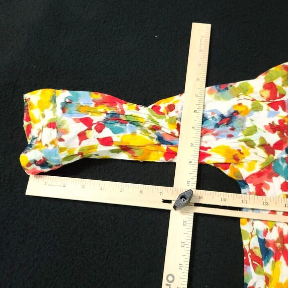 Art And Soul Womens Button Up Blouse Multi-Color Size Small 100% Polyester - Picture 6 of 12